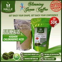 Jual Slimming Green Coffee/Kopi Hijau Diet Halle Coffee 250grm Bubuk Halus Murah