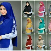 Jilbab Syria Talisya Premium / hijab khimar polos simpel instan