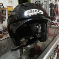 Helm Half-Face BMC Fuji R Double Visor Warna Hitam