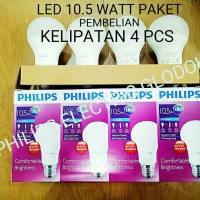 Jual LAMPU LED PHILIPS 10.5 WATT 10,5 WATT 10.5WATT 10,5WATT PAKET 4 PCS Murah