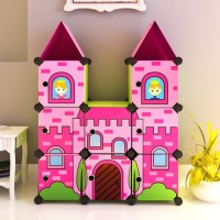 Jual lemari princess istana buku rak portable fiber furniter buku baju Murah