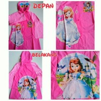 Jual Jas Hujan Anak Karakter Princess Sofia / Kids Raincoat Murah