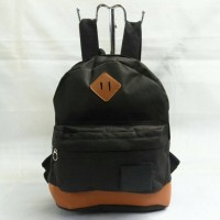 tas ransel mini model jansport hitam coklat ada tempat notebook