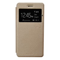 Smile Flip Cover Vivo V3 Max - Gold
