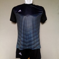 Jual BAJU CELANA SETELAN KAOS JERSEY FUTSAL ADIDAS AD06 CARCOAL Murah