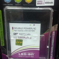 Jual Beli Baterai Double Power Log on Oppo Mirror 3 Type BLP589 4000