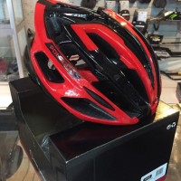 Jual Beli Helm Polygon Speed Glossy Black/Red M Baru | Helm Sepeda M