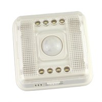 Jual White Lamp PIR Auto Sensor Motion Detector Light 8 LED Murah