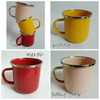Jual Gelas Mug Jadul Blurik Enamel Murah