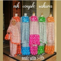 setelan mukena couple ibu anak dewasa daster gamis muslim bali solo