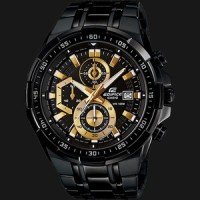 Jual Jam Casio Edifice EF 539 Full Black Jarum Gold Super Murah