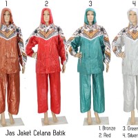 Jas Hujan Jaket Celana BATIK