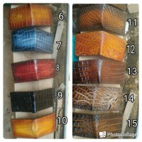 Dompet kulit buaya asli asal merauke Papua termurah terlaris