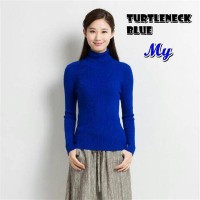 Jual Grosir Turtleneck Spandek Coco/Turtleneck Spandek Blue Murah