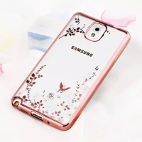 Jual Casing Flower Bling Silicon Soft Case Samsung Galaxy Note 3 Diamond Murah