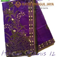 Jual Kain Batik Pekalongan Primisima Halus Hitam Manis 12 Ungu Unggul Jaya Murah