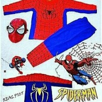 Jual kostum Anak Superhero spiderman merah Murah