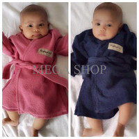 Jual Kimono Handuk Bayi 0 - 1 Tahun Towel Mandi Hanaroo Anak Hanaro Nyaman Murah