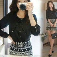pastel loose blouse airin + rok tribal