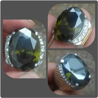 Jual CINCIN BATU GREEN PERIDOT BIG SIZE TOP LUSTER Murah