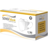 Jual SENSI MASKER MASK DUCK BILL 3 PLY KARET FACE MASK DEBU MULUT WAJAH Murah