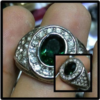 Jual Cincin Batu Greed Peridot Oval Cut HQ Murah