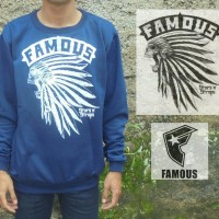 SWEATER DISTRO/JAKET FAMOUS STARS N STRAPS NAVY