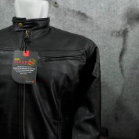Jaket Semi Kulit Pria / Jaket Oscar Ferari / Jaket Kulit Bi Terbatas 2