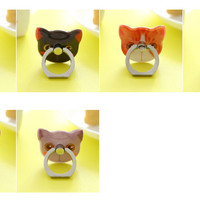 Jual Ring Motif Kepala Kucing / IRing Cat / Pegangan Hp /Holder HP hmb0420 Murah