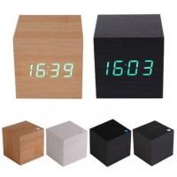 Jual LED Digital Wood Clock / Alarm clock / jam waker / Digital clock / jam Murah