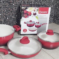 Jual PANCI CERAMIC SET 5PC DESSINI KERAMIK PAN Murah