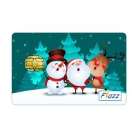 Jual BCA Flazz Santa Claus, Reindeer & Snowman (Natal / Christmas) (BARU) Murah