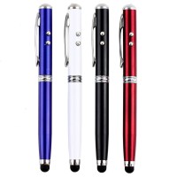 Jual 5 in 1 Stylus pad Capacitive Touch Pen Ballpoint Laser Pointer Senter Murah