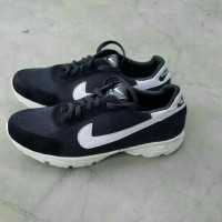 Jual BSFW SEPATU OLAHRAGA NIKE HITAM WANITA CEWEK PRIA SEKOLAH SPORT KETS Murah