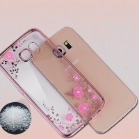 Jual Casing Flower Bling Silicon Soft Case Samsung Galaxy J7 Prime Diamond Murah