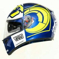 Helm Motor Full Face Fullface AGV K3 SV Rossi VR46 Winter Original
