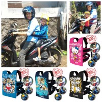 Jual Sabuk Bonceng Anak, Sabuk Bonceng Motor - Minions (Gratis Goodie Bag) Murah