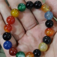 Jual Gelang Batu Akik Pancawarna Top Crystal Murah