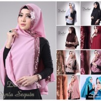 Jual Khimar Dubai Sequin Diamond Premium Murah
