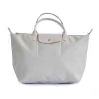 TAS WANITA LONGCHAMP LE PLIAGE NEO MEDIUM WITH LONG STRAP - BEIGE