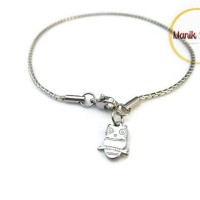 Jual Gelang Kaki Titanium Owl Anti Luntur Anti Hitam Anti Karat GKT2 Murah