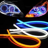 Jual Spextrum LED DRL Flexible 60CM Lampu Alis Motor Mobil Murah