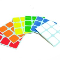 Jual SET STICKER stiker rubik 3x3 replacement sticker set 3x3x3 Murah