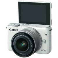 New Kamera Mirrorless Canon EOS M10 White Putih Lensa 15-45mm Garansi