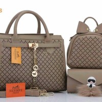 Tas Wanita Tas Hermes Party 3in1 Tas Branded Replika Import