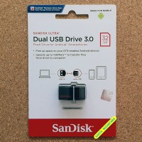 Jual 32GB SanDisk Ultra Dual USB Drive 3.0 Flash Disk OTG Murah