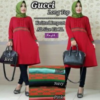 GUCCI LONG TOP ORI / ATASAN BAJU MODIS / SUPPLIER BAJU HIJAB