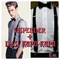 Jual SUSPENDER + DASI KUPU KUPU Murah