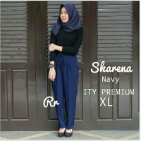 Jual Sharena navy pants - celana murah - jogger - bawahan wanita Murah