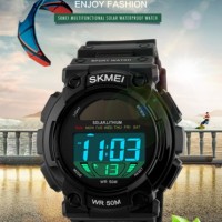 Jam Tangan SKMEI LITHIUM SOLAR POWER Waterproof Dual Ti Limited
